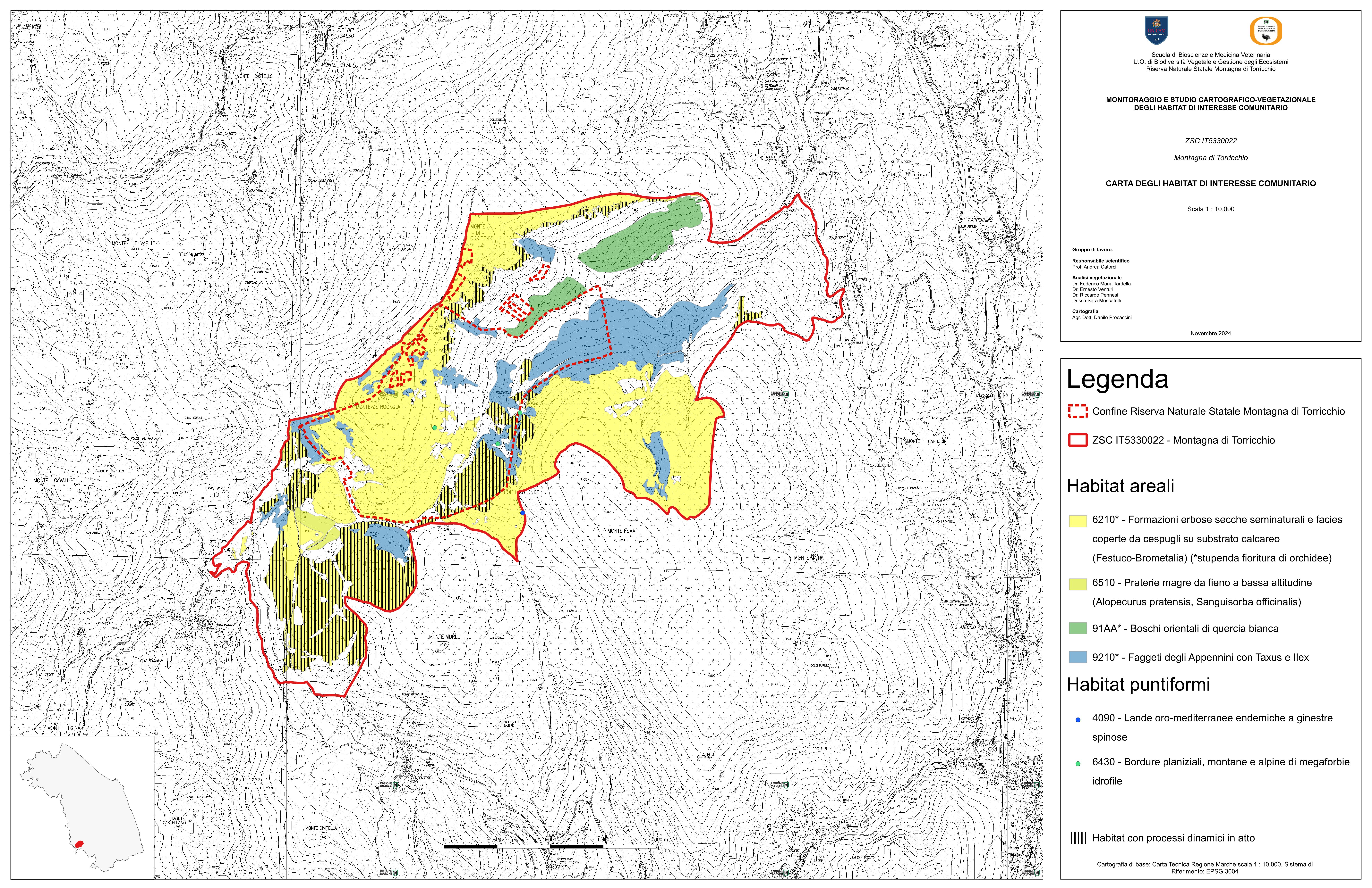 Carta degli habitat di interesse comunitario